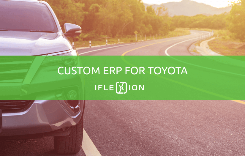 Java-based ERP for Toyota Motor Corporation screenshot 1
